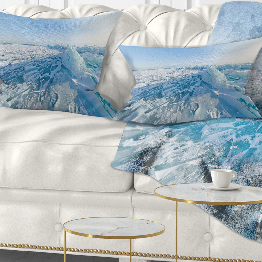 Sofa Designart CU11736-16-16 Ice Hummocks in Lake Baikal Siberia Landscape Printed Cushion Cover for Living Room 16 x 16, Throw Pillow Sofa Designart CU11736-16-16 Ice Hummocks in Lake Baikal Siberia Landscape Printed Cushion Cover for Living Room 16 x 16, Throw Pillow